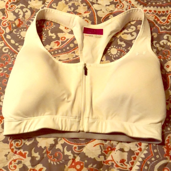 under armour zip up bra
